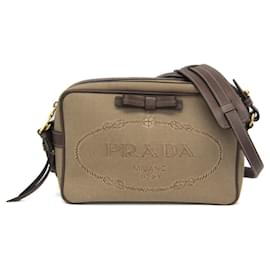 Borsa a Spalla Donna Prada LOGO JACQUARD 1BH089