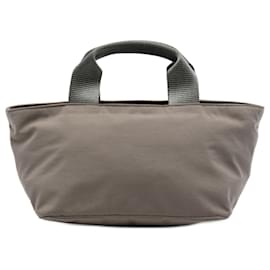 Borsa Prada in tessuto grigio