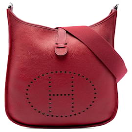 Hermès Evelyne III 33 en Cuero Clemence Rojo