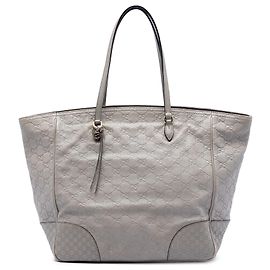 Gucci Gray Guccissima Bree Tote