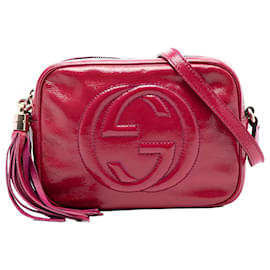 Gucci Pink Patent Soho Disco Crossbody