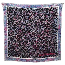 Sciarpa in seta con stampa leopardata Louis Vuitton