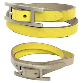 Hermes Behapi Double Tour Leather Charm Bracelet - Hermès