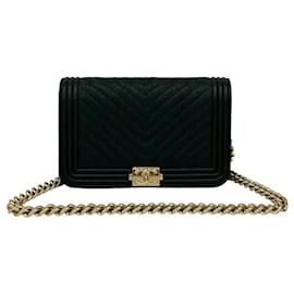 Borsa a Spalla Chanel Boy Chanel Coco Mark Chain