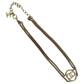 Collana con pendente in oro con motivo Coco Mark di CHANEL - Chanel