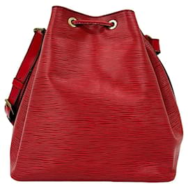 Borsa a Spalla Petit Noé Epi in Pelle Vintage Louis Vuitton