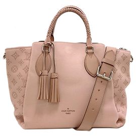 Borsa Louis Vuitton M55033 Omea Haumea in pelle Mahina Magnolia