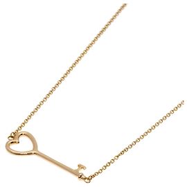 Collana a forma di chiave in oro rosa 18K a forma di cuore Tiffany & Co.