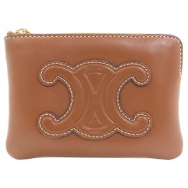 Céline Monedero Celine Triomphe en piel de ternera marrón