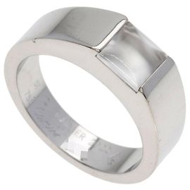 Bague Cartier Tank en Pierre de Lune en Or Blanc 18K