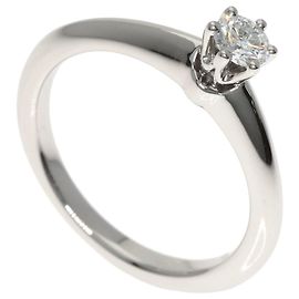 Tiffany & Co. Platin Solitaire-Diamantring