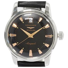 Reloj de acero inoxidable Longines Conquest Heritage