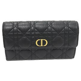 Dior Dior Caro Cartera Larga de Piel de Ternera