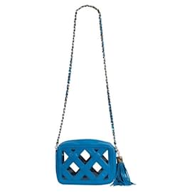 Borsa modello camera vintage Chanel con frange