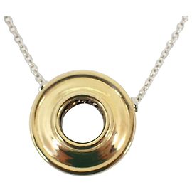 Collana Pendente Magic Circle in Argento 925 e Oro 750 di Tiffany & Co.