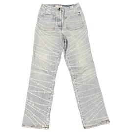 Jeans Lavados Impresos Chanel