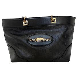 Borsa tote Gucci Vintage in pelle GG monogramma guccissima