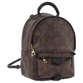 LOUIS VUITTON Monogram Palm Springs MINI Rucksack M44873 LV Auth 171013