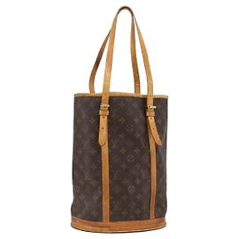 LOUIS VUITTON Borsa a Spalla Monogram Bucket GM M42236 LV Auth 173758