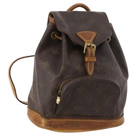 LOUIS VUITTON Zaino Monogram Montsouris PM M51137 LV Auth 163827