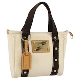 LOUIS VUITTON Antigua Cabas PM Borsa a Mano Rossa Beige M40038 LV Auth BA11190