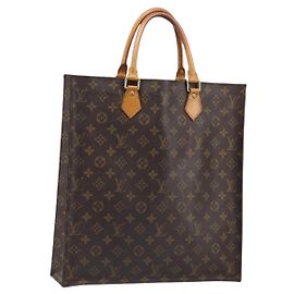LOUIS VUITTON Borsa Sac Plat Monogram M51140 LV Auth BA10915