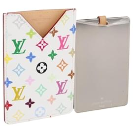 LOUIS VUITTON Monogramm Multicolor Spiegel Etui Weiß M92651 LV Auth LNZ1007V - Louis Vuitton