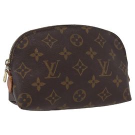 LOUIS VUITTON Monogram Pochette Cosmetic PM Pouch M43998 LV Auth 172352