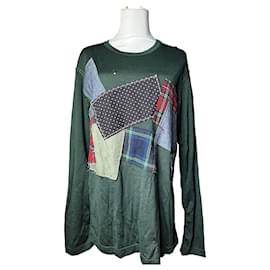Sudadera abstracta vintage para hombre Comme Des Garçons verde L - Comme Des Garcons