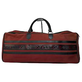 Borsa da viaggio vintage Yves Saint Laurent Rossa Nera