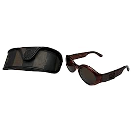 Vintage Fendi Roma Sonnenbrille braun