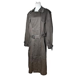 Trench coat in tela da uomo vintage Dior grigio L