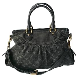 LOUIS VUITTON Borsa NEO Cabby Denim Nero 40 BE