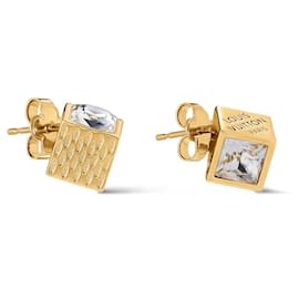Orecchini Louis Vuitton Cube dorati