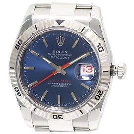 Rolex Turn-O-Graph Au750 White Gold Stainless Steel Mens
