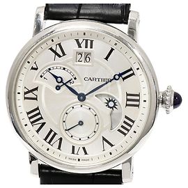 Relógio automático Rotonde de Cartier com mostrador prateado W1556368