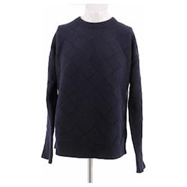 Bottega Veneta Wollpullover Marineblau