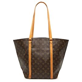 Braune Monogramm Einkaufstasche Louis Vuitton