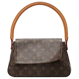 Louis Vuitton Mini Looping Monogram Marrone