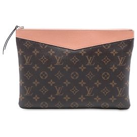 Pochette quotidiana Monogram marrone Louis Vuitton