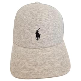 Cappellino Polo Ralph Lauren Grigio Melange