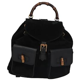 Gucci Vintage Bamboo Suede Medium