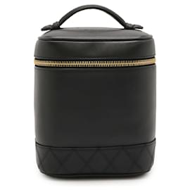 Borsa da trucco in pelle bicolore Chanel