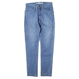 Autre Marque Pantalones de denim elástico de algodón tapered