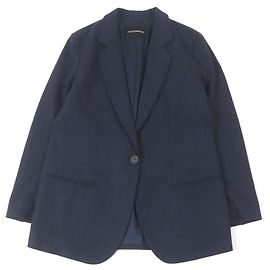 Chaqueta de lana y cachemira ajustada Emporio Armani