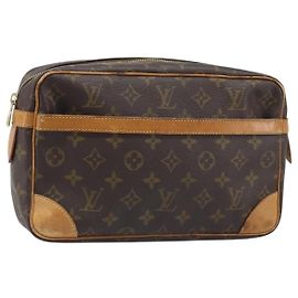 LOUIS VUITTON Clutch Compiegne 28 M51845 LV Auth ka3057