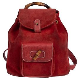 Gucci Vintage Bamboo Backpack 1990