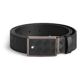 CINTURA FIBBIA PIATTA INTARSIO 35 MM IN PELLE EXTREME - Montblanc