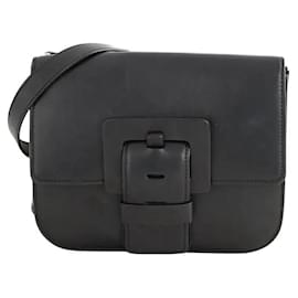 Barbara Bui Schwarze Leder-Schultertasche