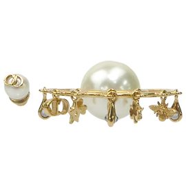 Christian Dior Gold Stud Earrings